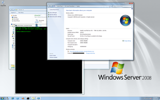 Windows Server 2008 R2 with access to all available RAM and CPU cores and Aero effects at 1900 x 1200